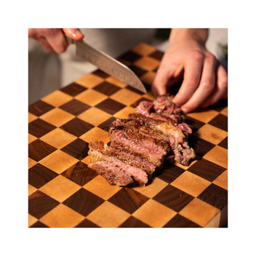 Checkered End Grain Board Abed Tahan