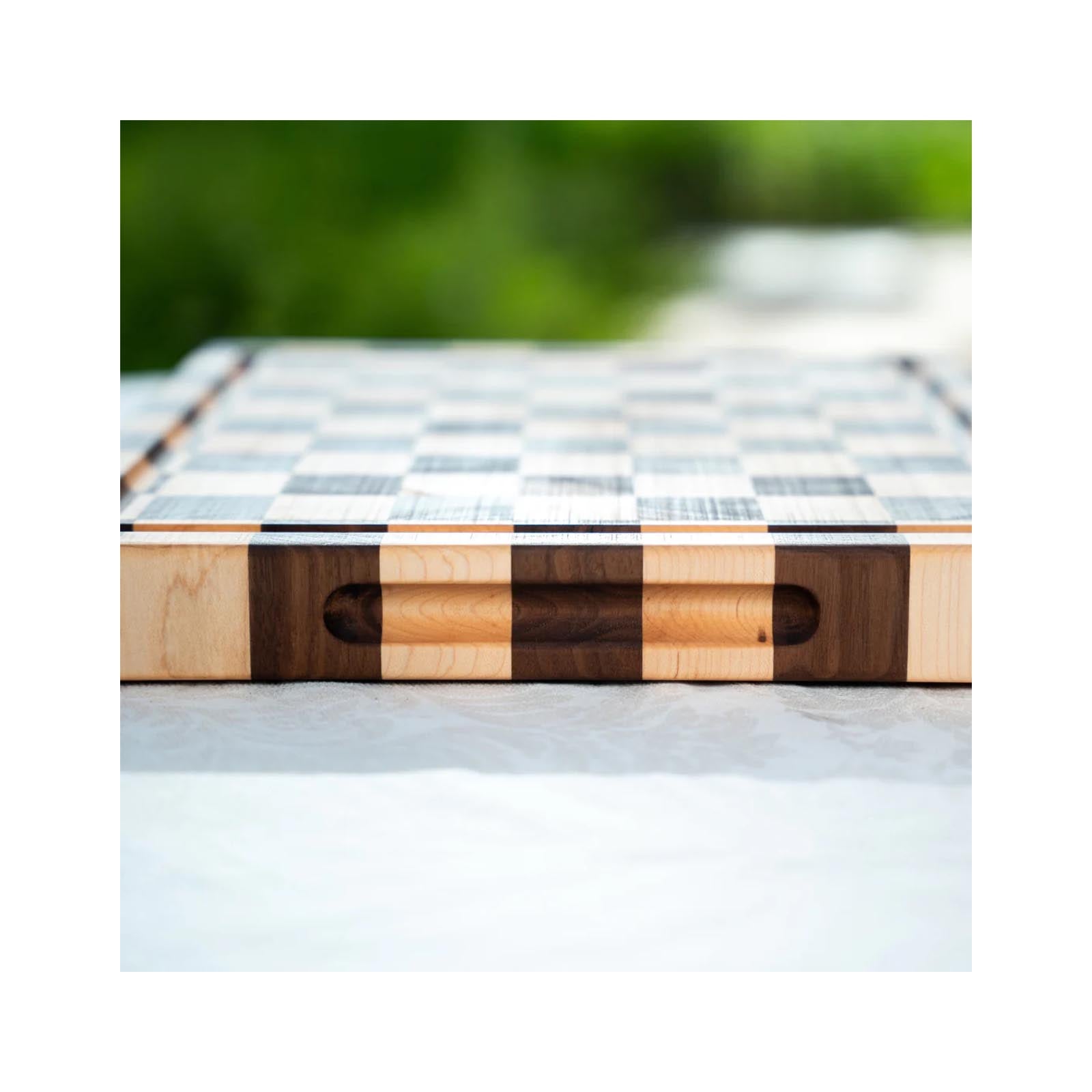 Checkered End Grain Board Abed Tahan
