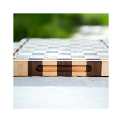 Checkered End Grain Board Abed Tahan