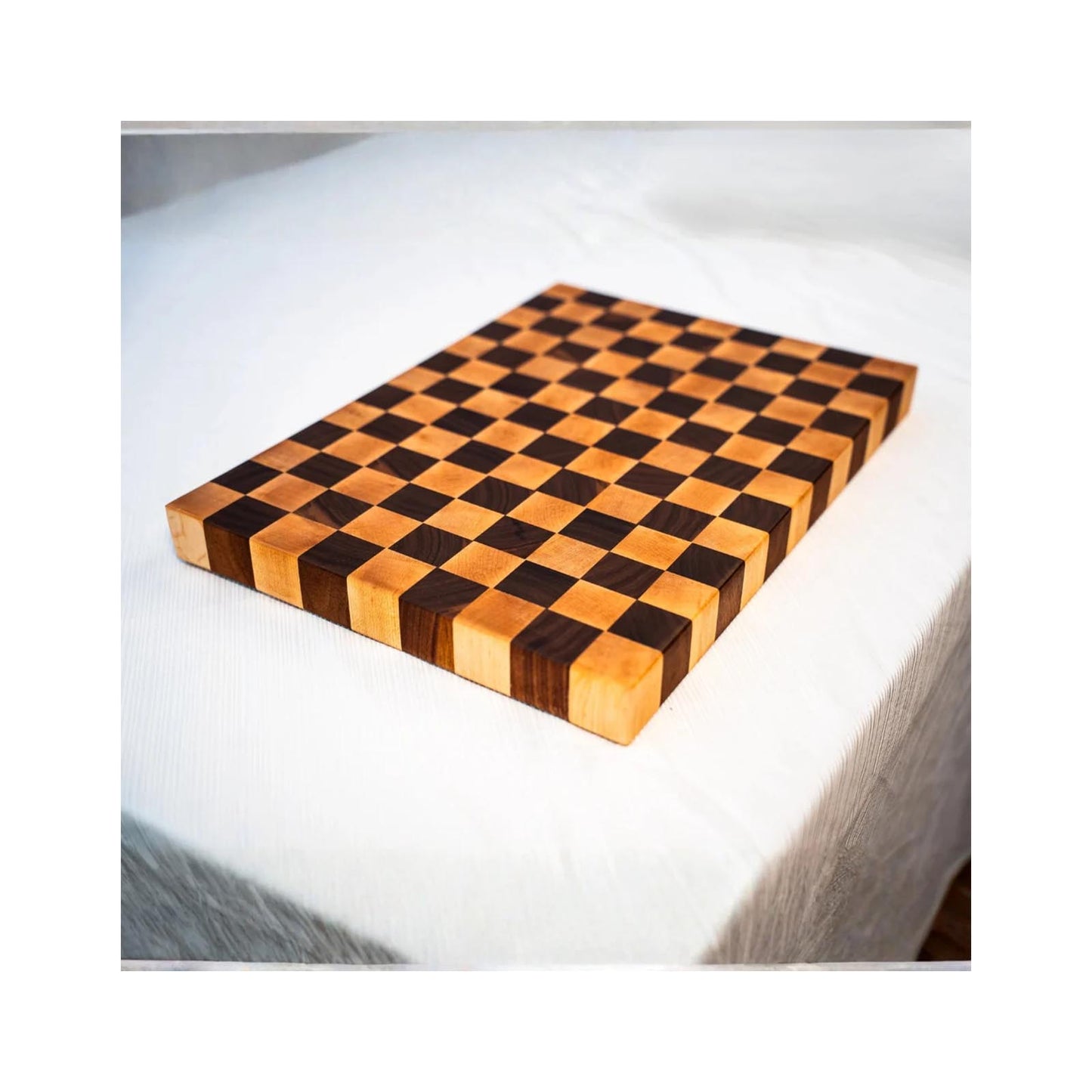 Checkered End Grain Board Abed Tahan