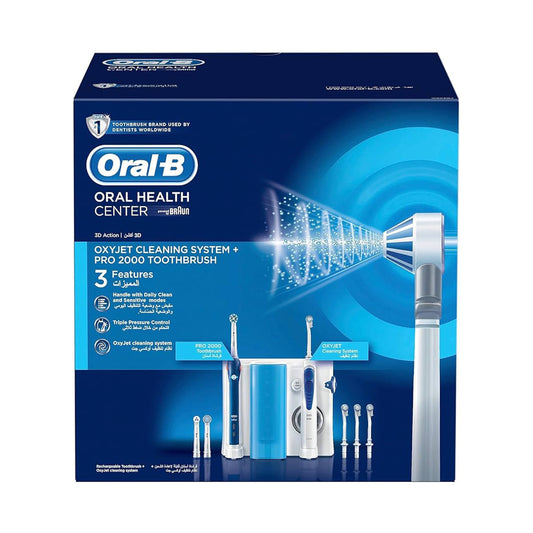 Oral-B Oxyjet Cleaning + Pro 2000 Power Toothbrush