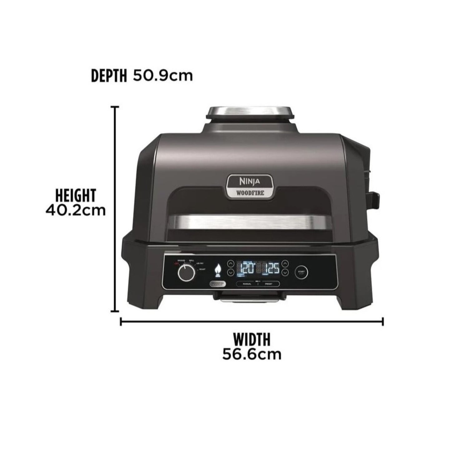 Ninja Woodfire Pro XL Electric BBQ Grill & Smoker