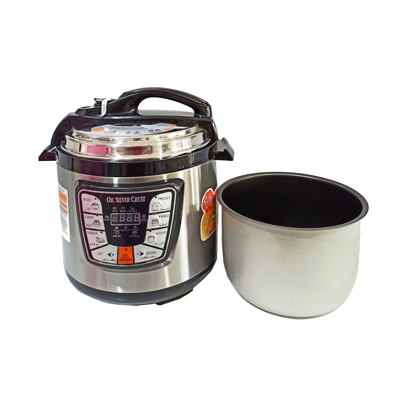 SILVER CREST,Electric Pressure Cooker,(OK-1710) 6 Liter