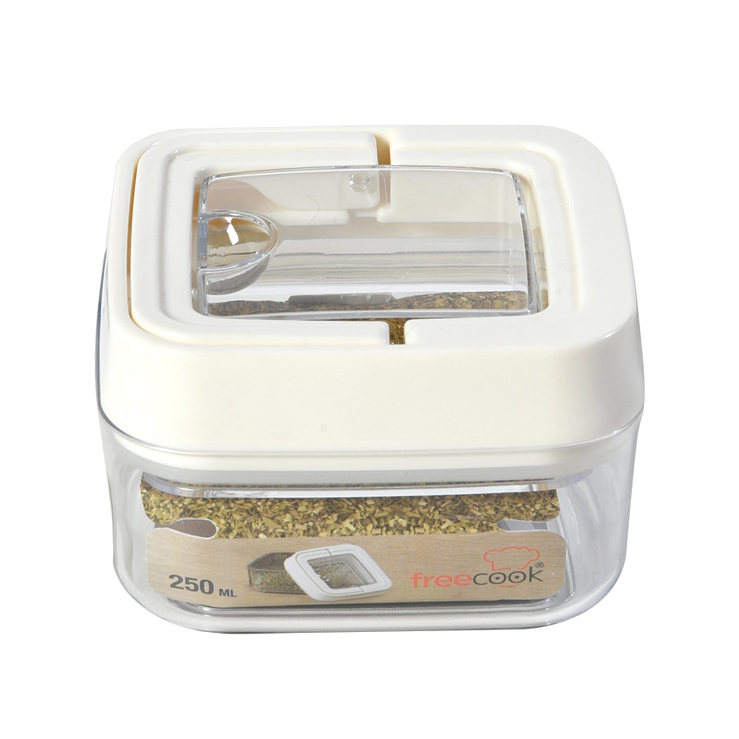 Vacuum Square Storage Jar (250 ml)