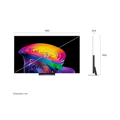 LG 83" OLED evo TV with a11 AI Processor 165Hz LG