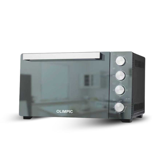 Olimpic Electric Oven 70L Double Glass Black