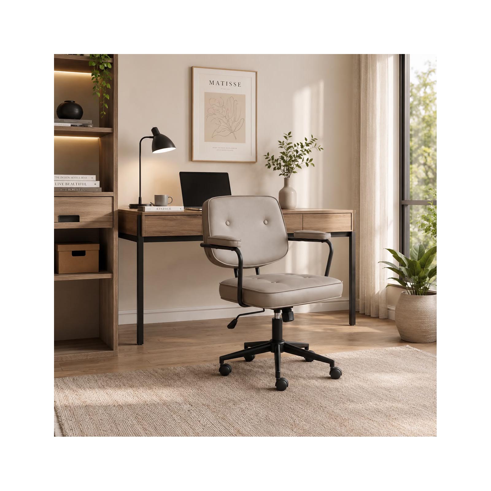 Ompi Kakki Office Chair With Earthy Sleek Tone