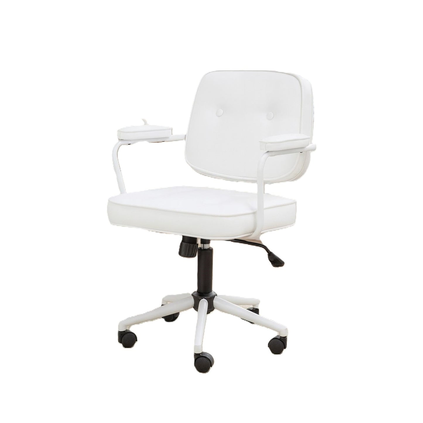 Ompi White Office Chair, Clean And Minimal