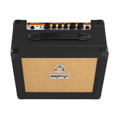 Orange Crush 20 – 20W Twin-Channel Guitar Combo Amp with CabSim and Aux Input, Black ORANGE