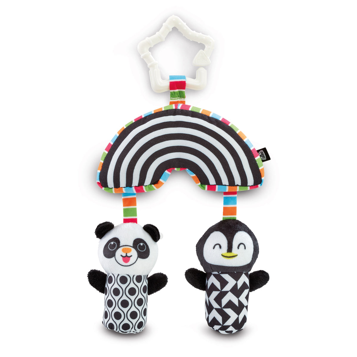 Black & White Baby Wind Chimes Sensory Pram Toy
