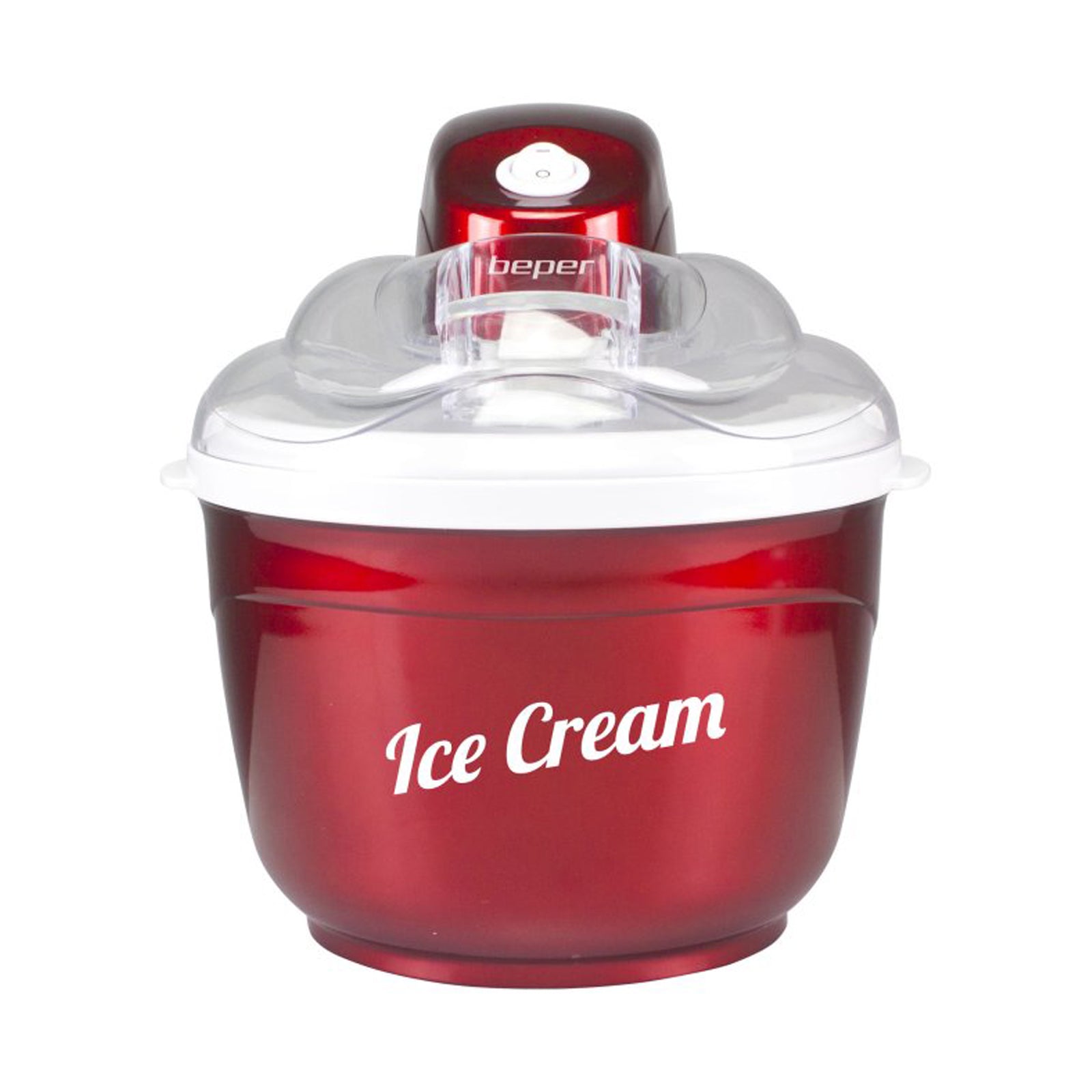 Beper Automatic Ice Cream Maker (Red)