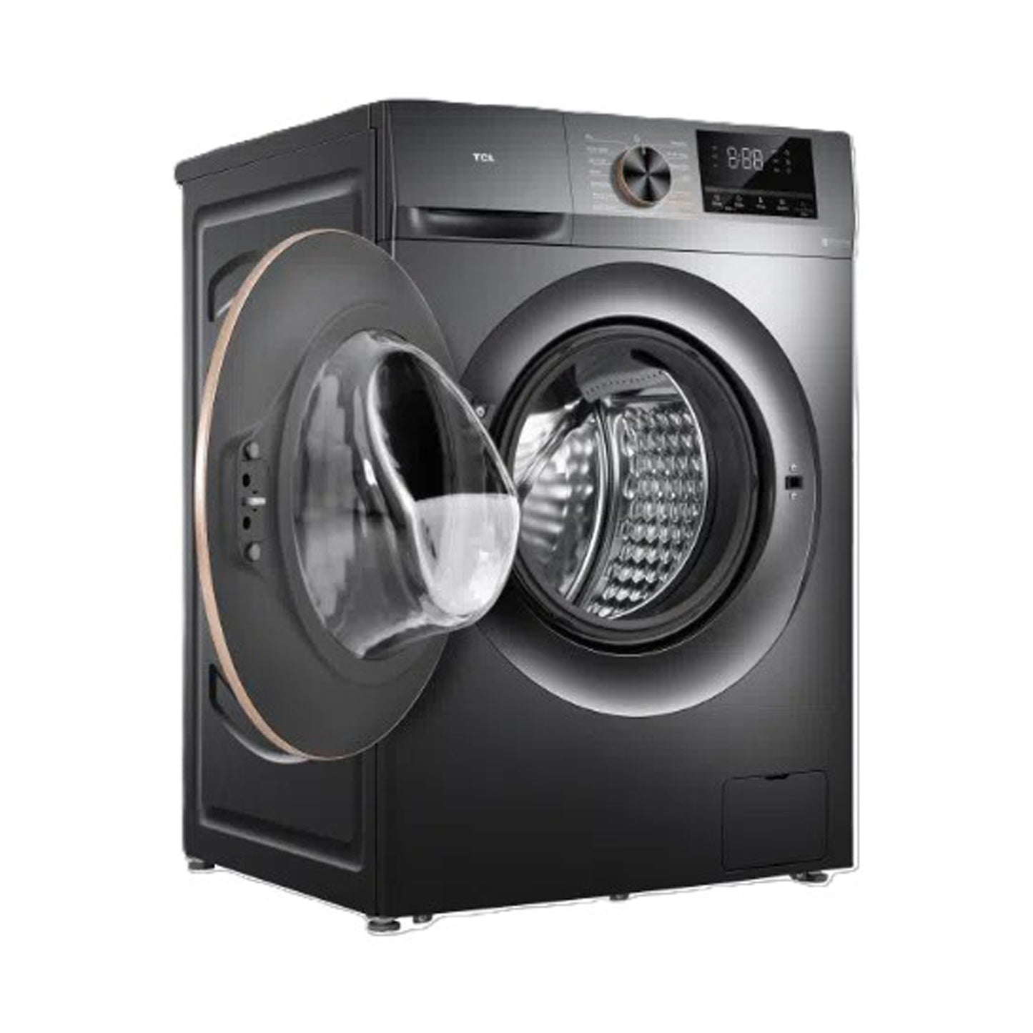 TCL Washer 10 Kg Front Load 1200RPM Dark Grey(BU)