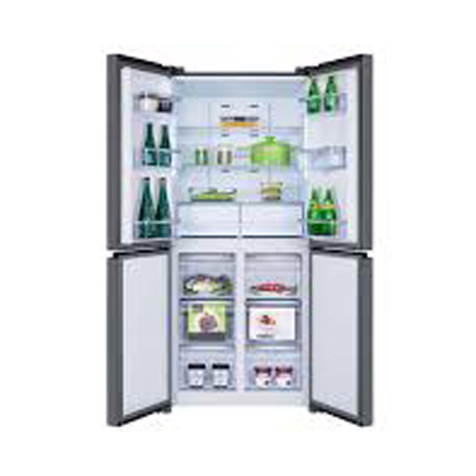 TCL 24 Cft Refrigerator 4 Doors 470 L Inverter Silver