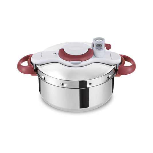 Tefal Clipso Minut 'Perfect Pressure (6L) Stainless Steel/Wh TEFAL