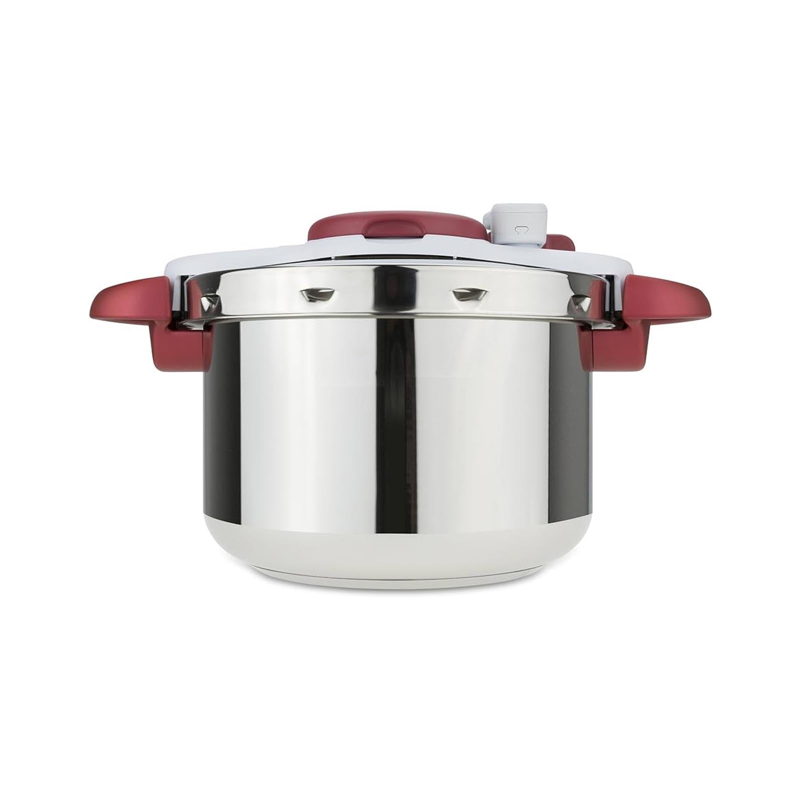 Tefal Clipso Minut 'Perfect Pressure (6L) Stainless Steel/Wh
