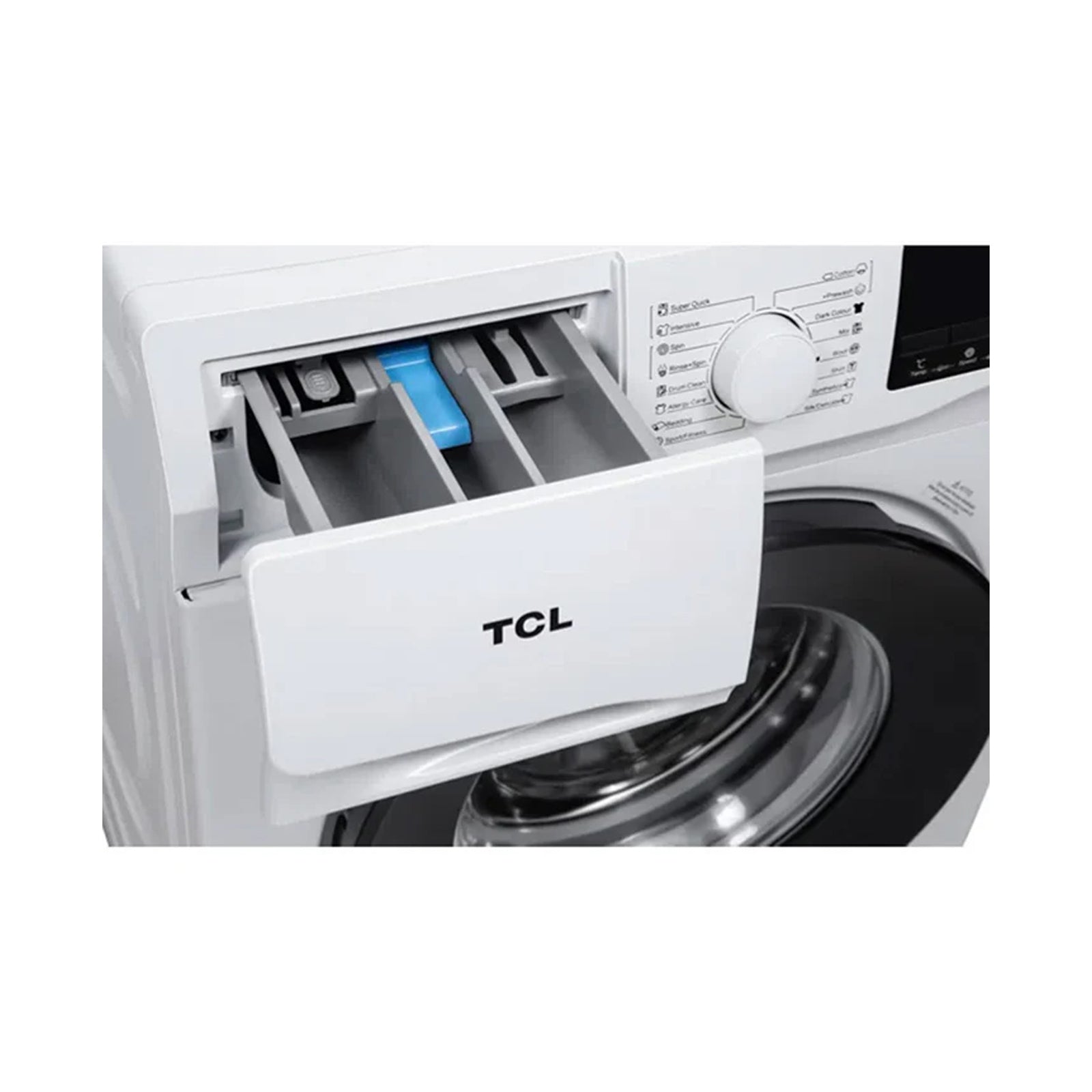 TCL Washer 7Kg Font Load 1200RPM White INVERTER