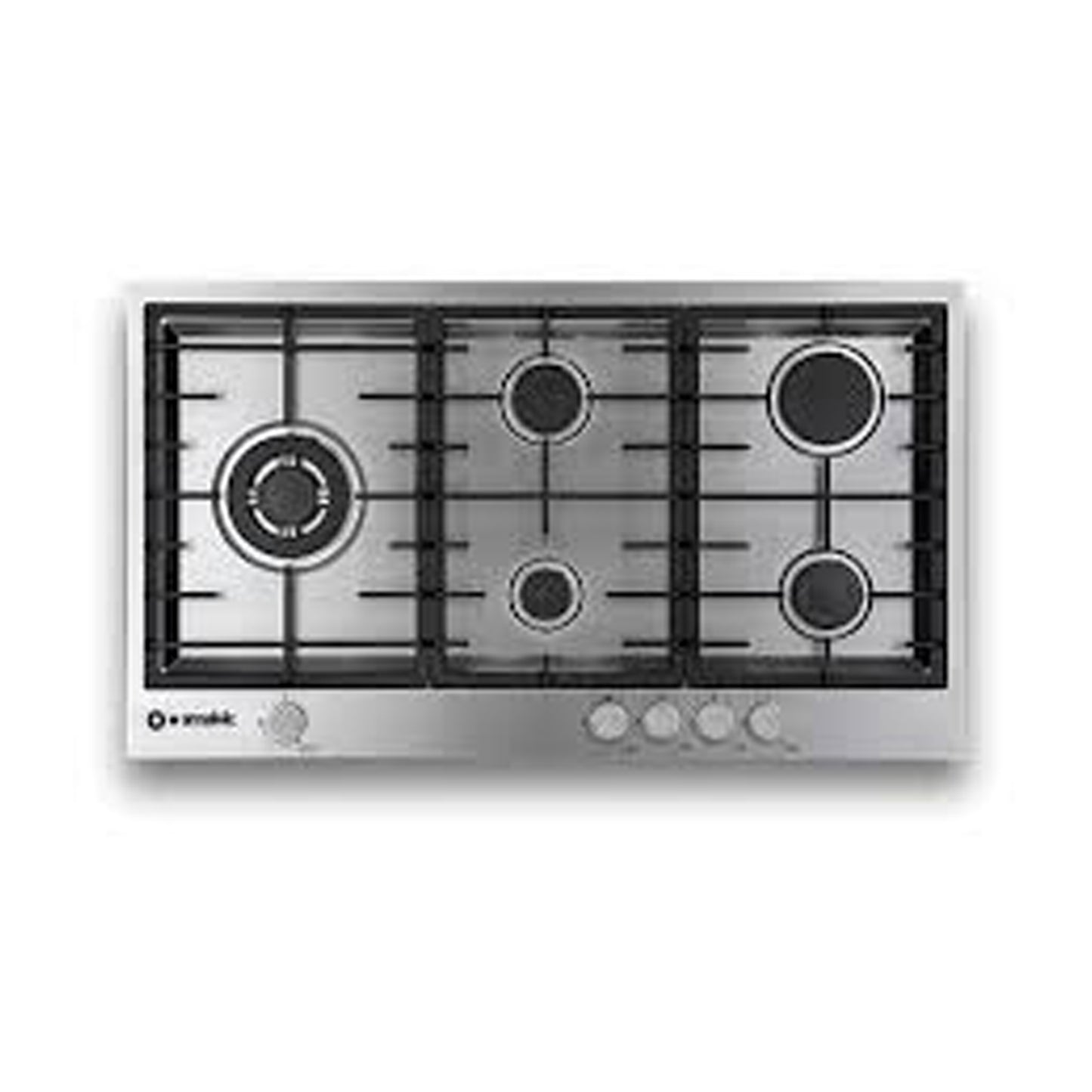 SMALVIC Hob 90 Cm 5 Gas Burners Flat Design Inox