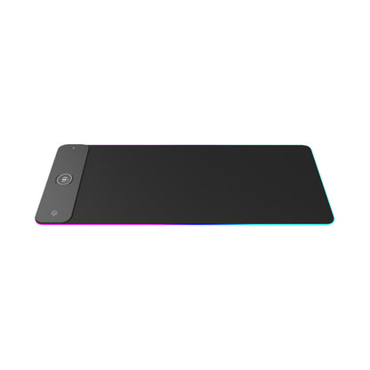 PORODO RGB GAMING MOUSE PAD WITH 15W FAST WIRELESS CHARGER