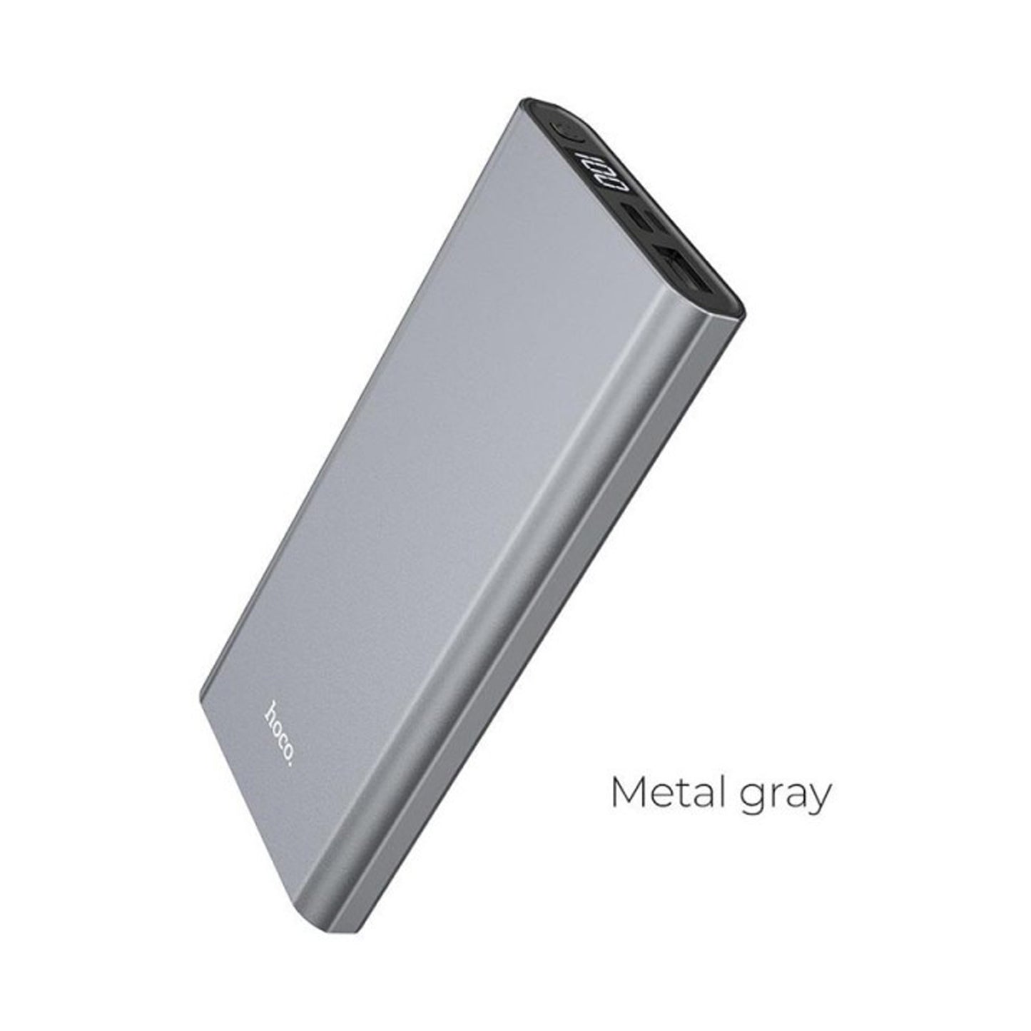 HOCO POWER BANK J68 ULTRA THIN 10000MAH METAL GRAY