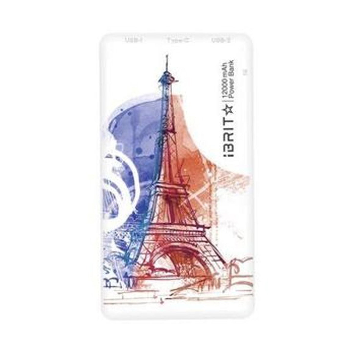 IBRIT Speed 12 Power Bank 12000mAh - Paris