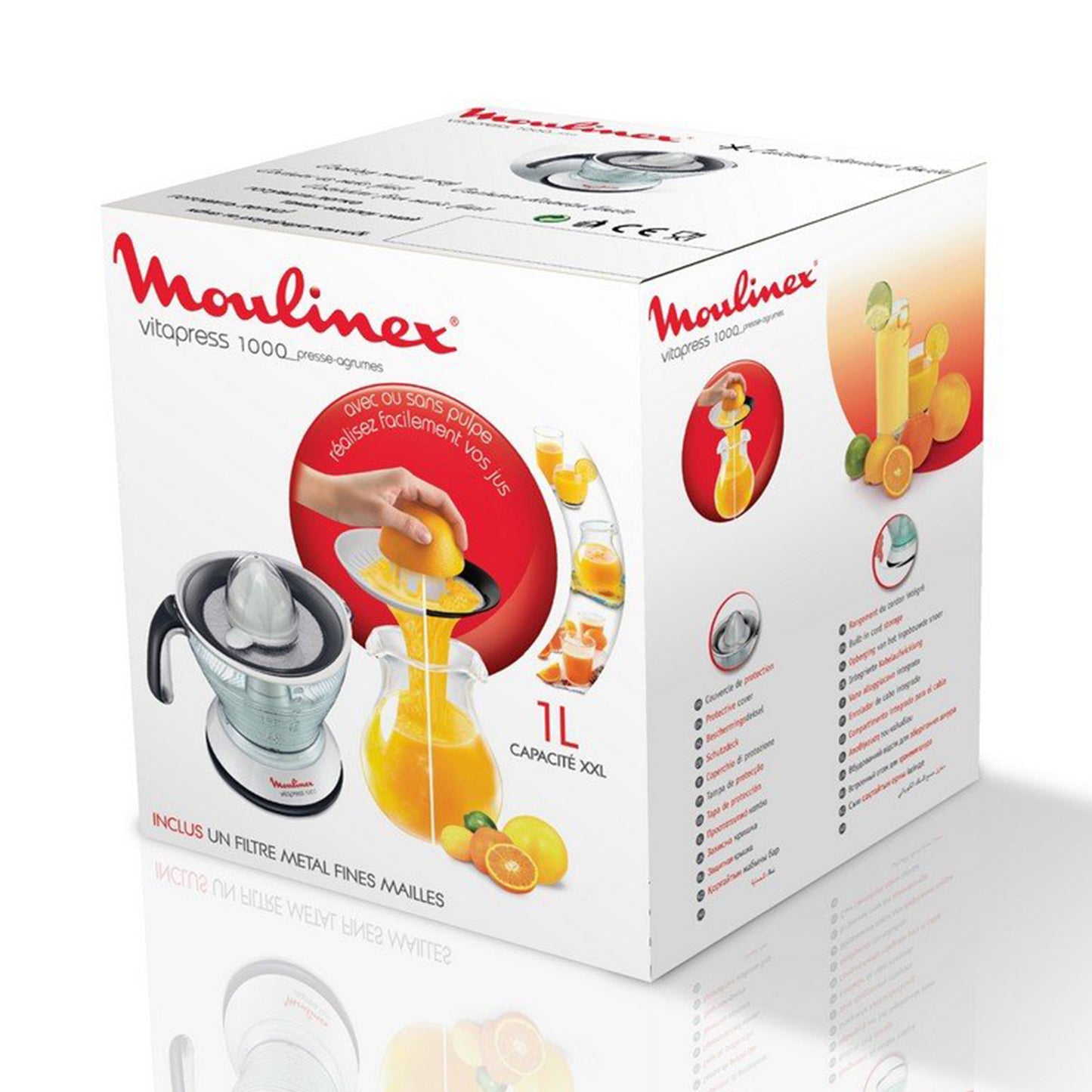 MOULINEX CITRUS JUICER 1 L 25 W WHITE