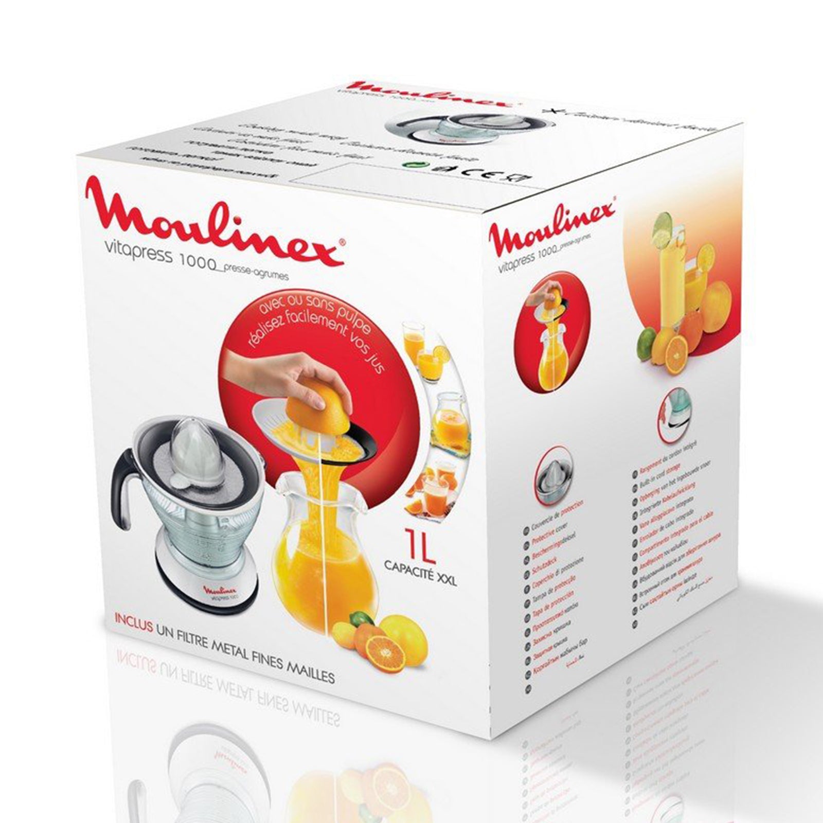MOULINEX CITRUS JUICER 1 L 25 W WHITE