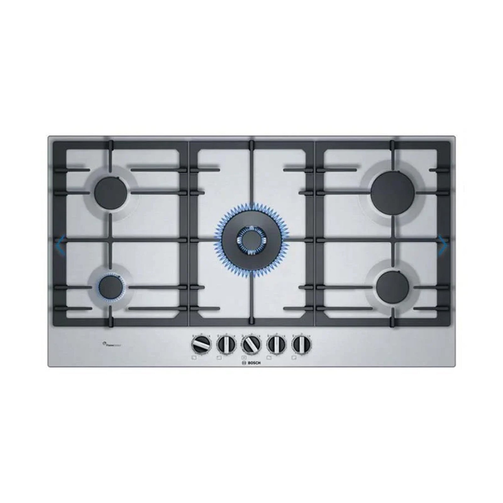 BOSCH Hob 90 cm 5 Gas Burners Safety Stainless Steel (BU)