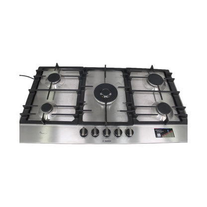 BOSCH Hob 90 cm 5 Gas Burners Safety Stainless Steel (BU)