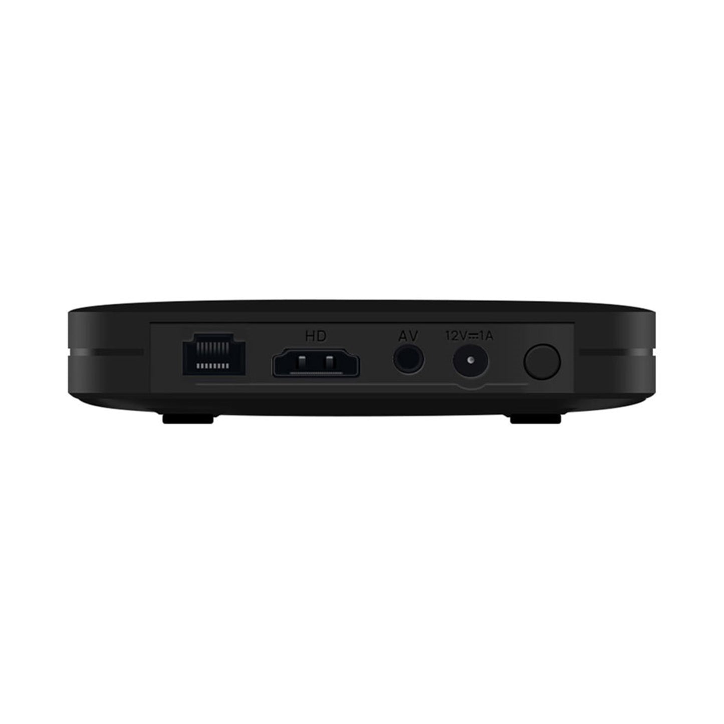 PORODO Android TV Box 1080P 8GB ROM Support 4K - Black