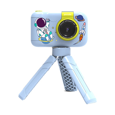 PORODO Lifestyle Kids Flip Camera with Tripod 1000mAh - Blue