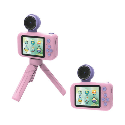 PORODO Lifestyle Kids Flip Camera with Tripod 1000mAh - Pink