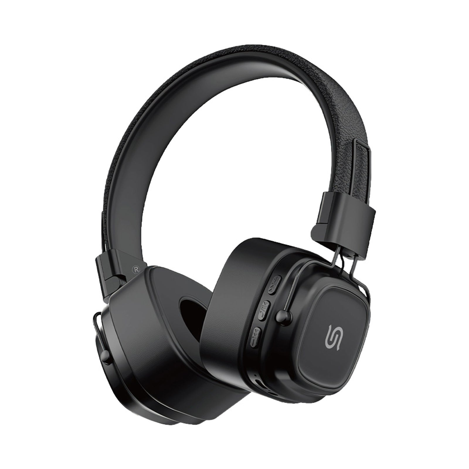 PORODO Soundtec Vintage Headphone - Black