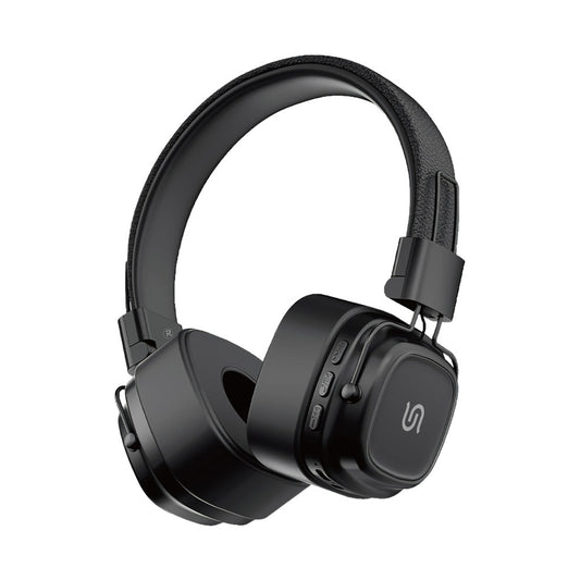 PORODO Soundtec Vintage Headphone - Black