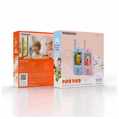 Porodo PIKO PIKO Rechargeable Video Walkie Talkie 300M Pair PORODO