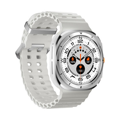 PORODO Voyager Amoled 1.43" SmartWatch - Silver Dial White