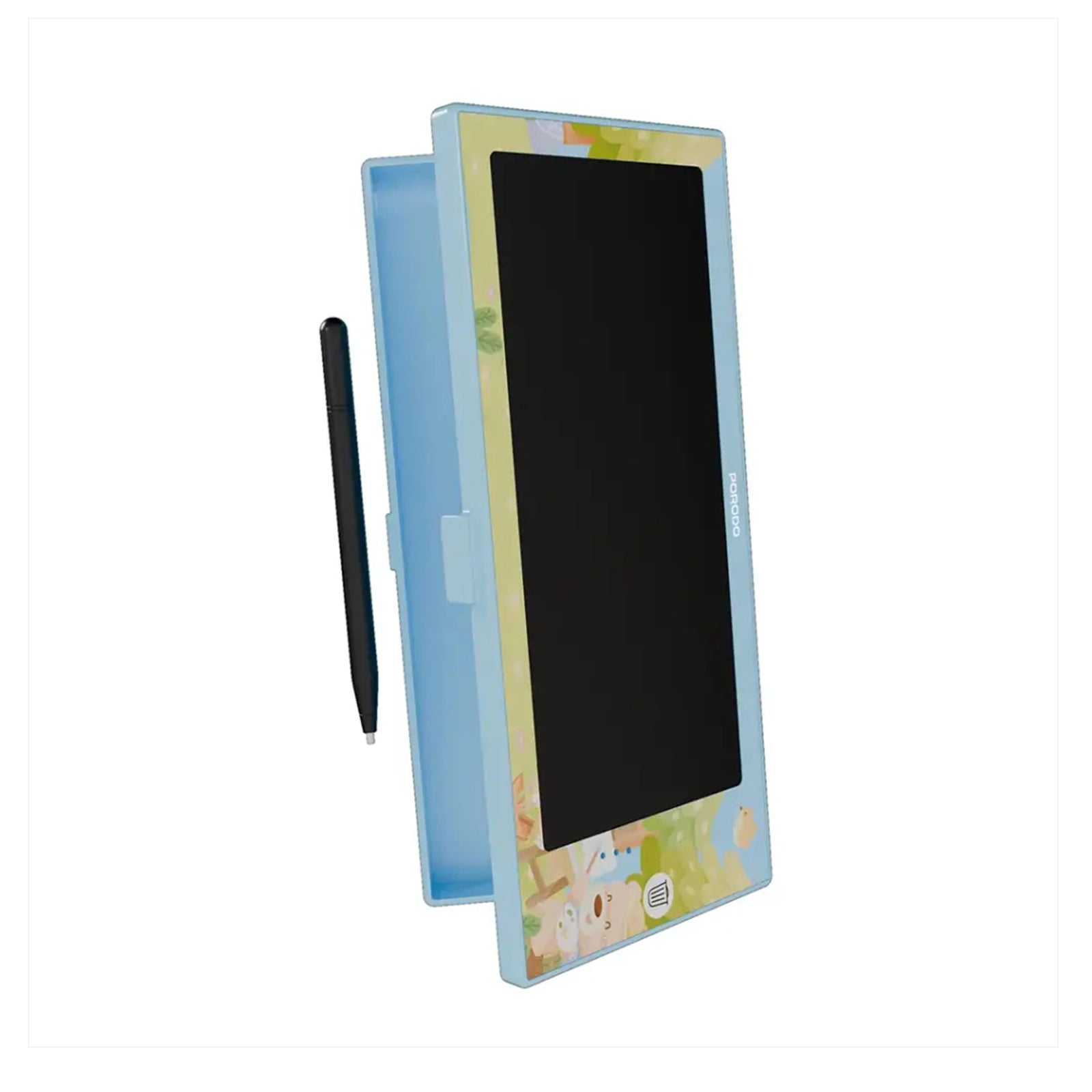 Porodo Kids 7-Inch LCD Monochrome Writing Tablet - Blue