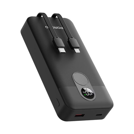 Porodo 20000mAh Powerbank 2xType-C, USB A and Type C