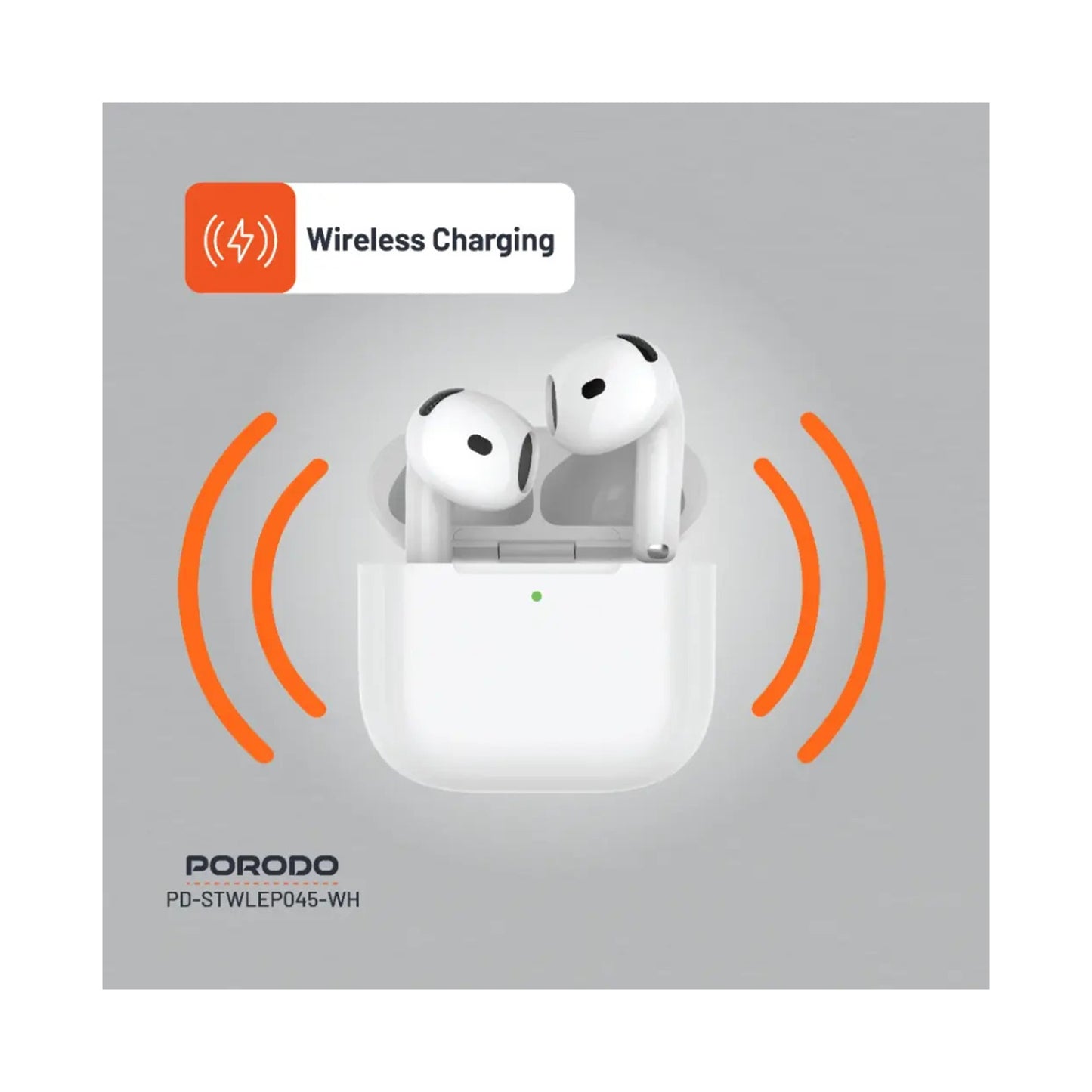 PORODO Soundtec Earbuds 4 with ENC Type C - White