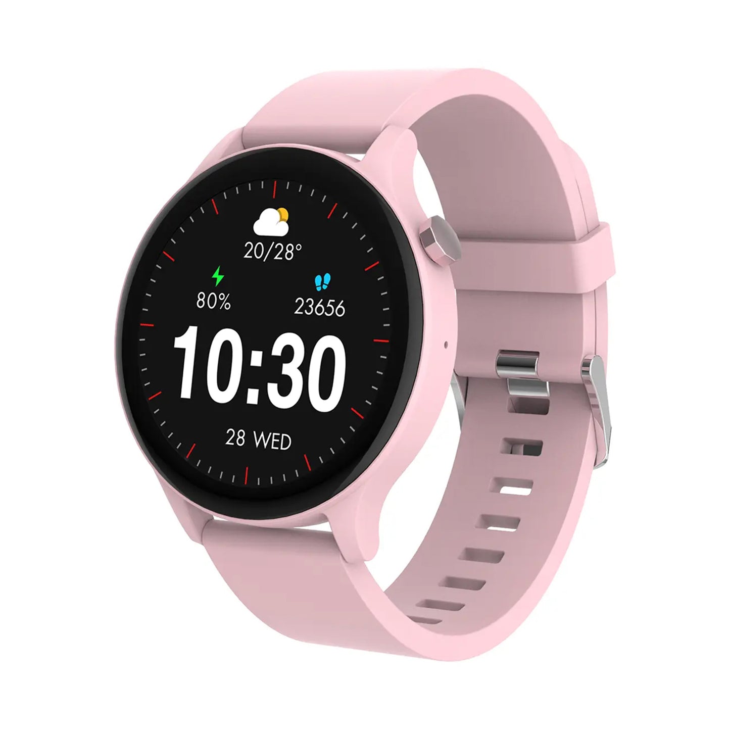 PORODO Essential Pulse SmartWatch 1.38" - Pink