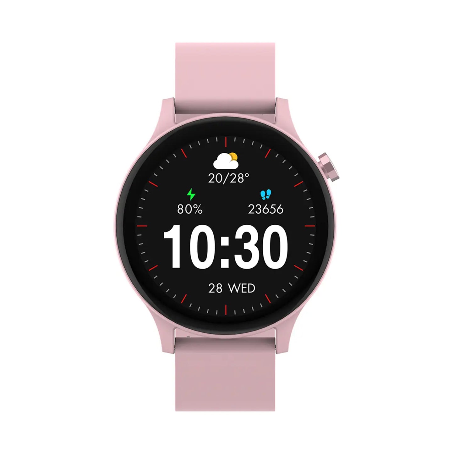 PORODO Essential Pulse SmartWatch 1.38" - Pink