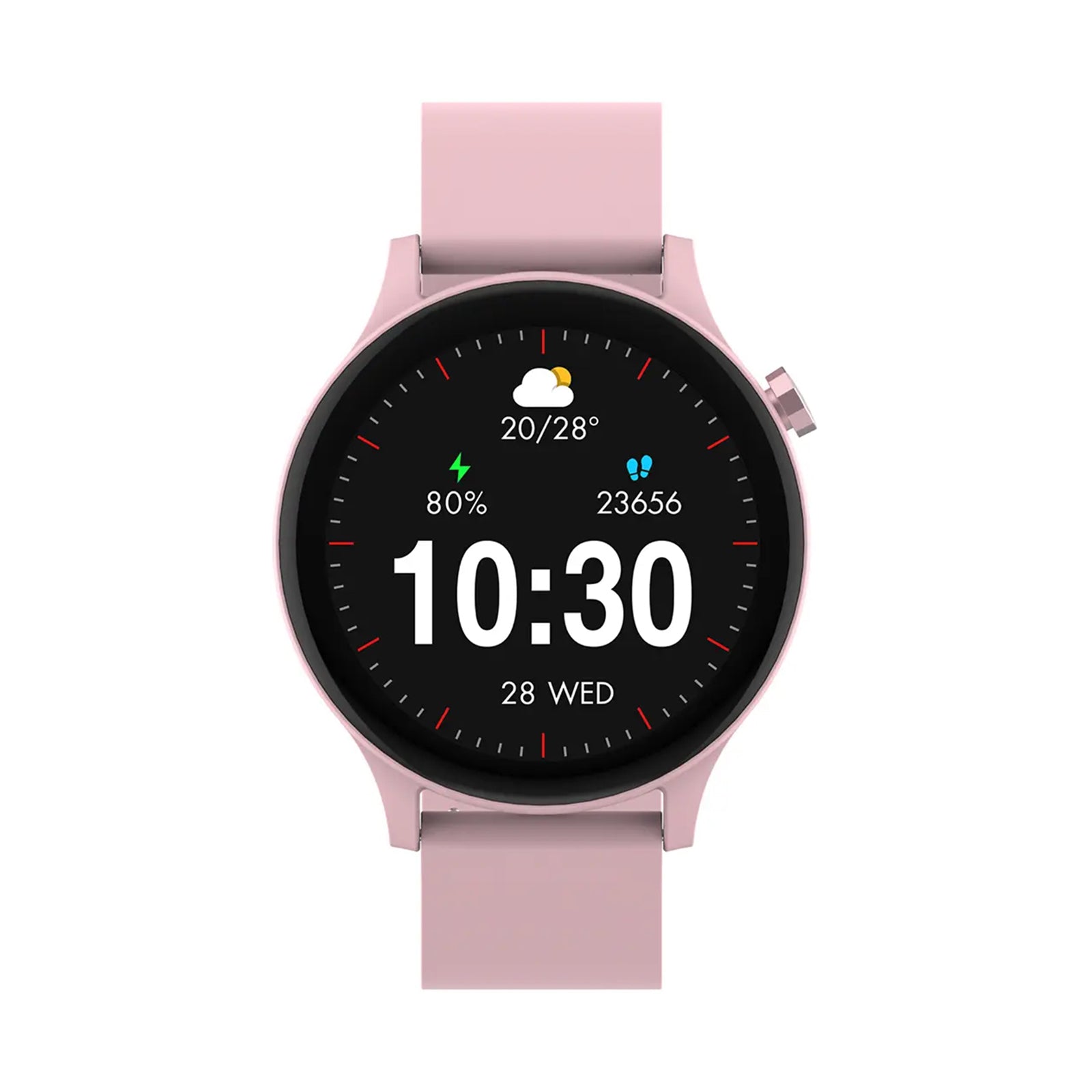 PORODO Essential Pulse SmartWatch 1.38" - Pink