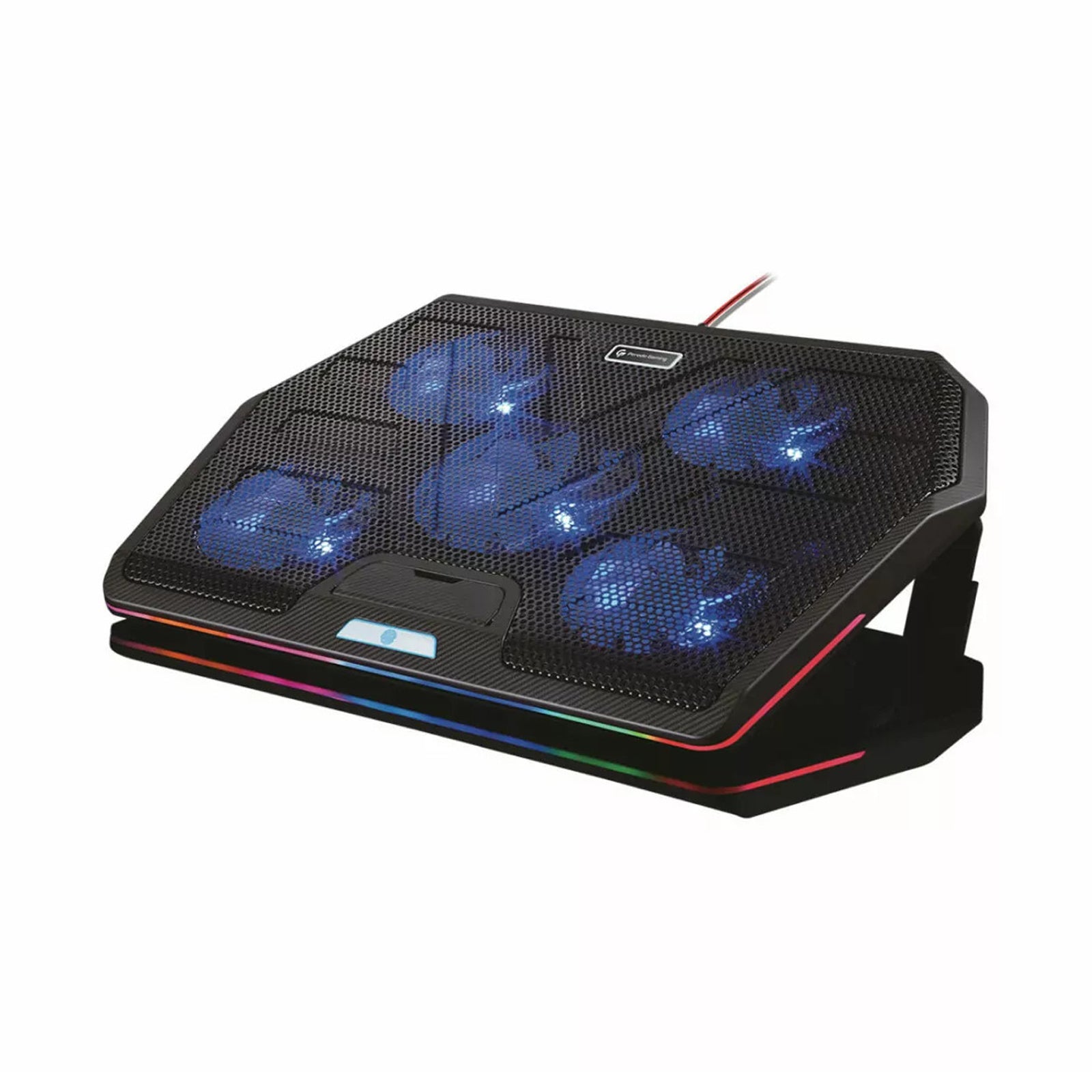 PORODO GAMING LAPTOP COOLING PAD WITH MULTI-FAN & RGB -BLACK