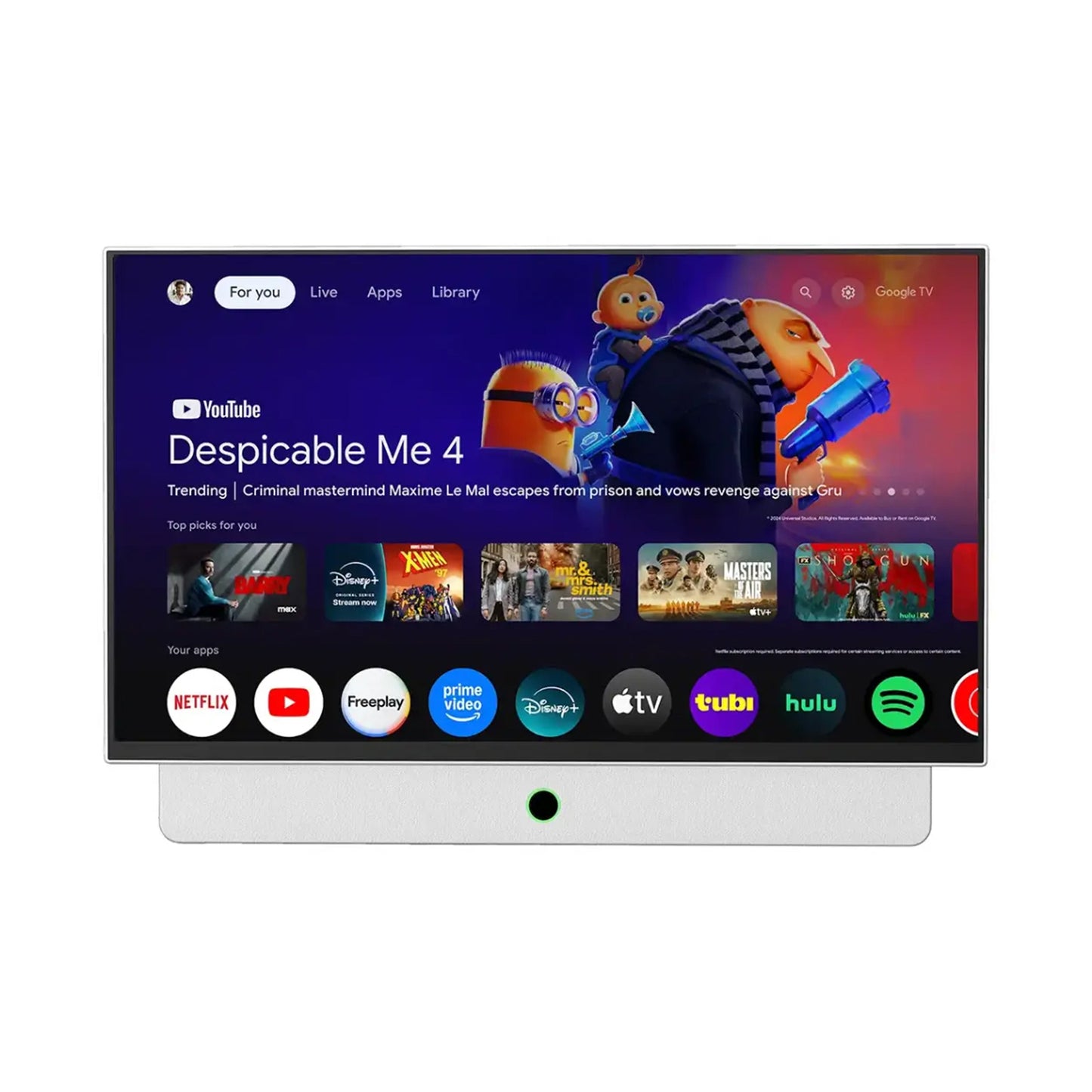 POWEROLOGY 27" Android 14 1GB+8GB 38400mAh Google TV