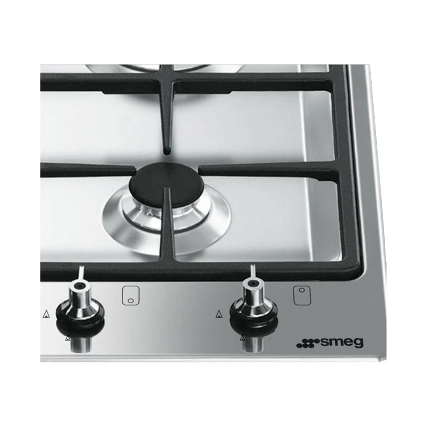SMEG Hob 30 cm 2 Gas Burners Safety Stainless Steel
