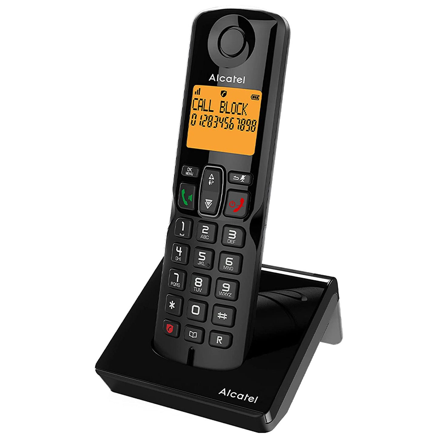 Alcatel Cordless Phone S280 with CID - Black