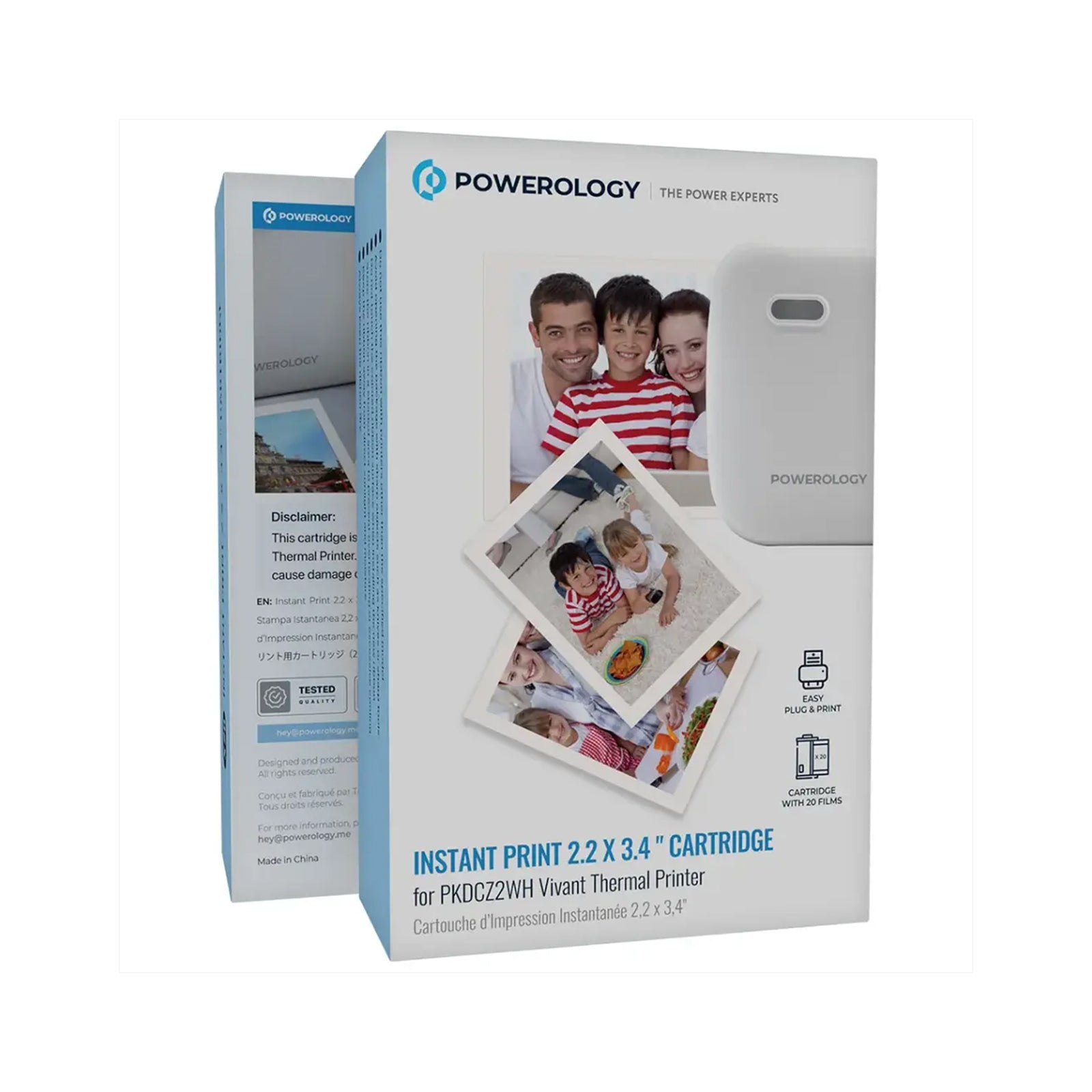 Powerology Instant Photo Printer Carbon Cartridge