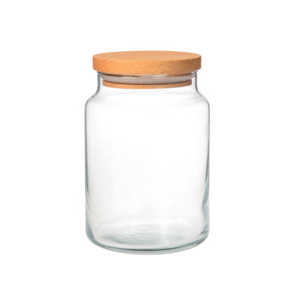 WOODEN LID JAR 635CC