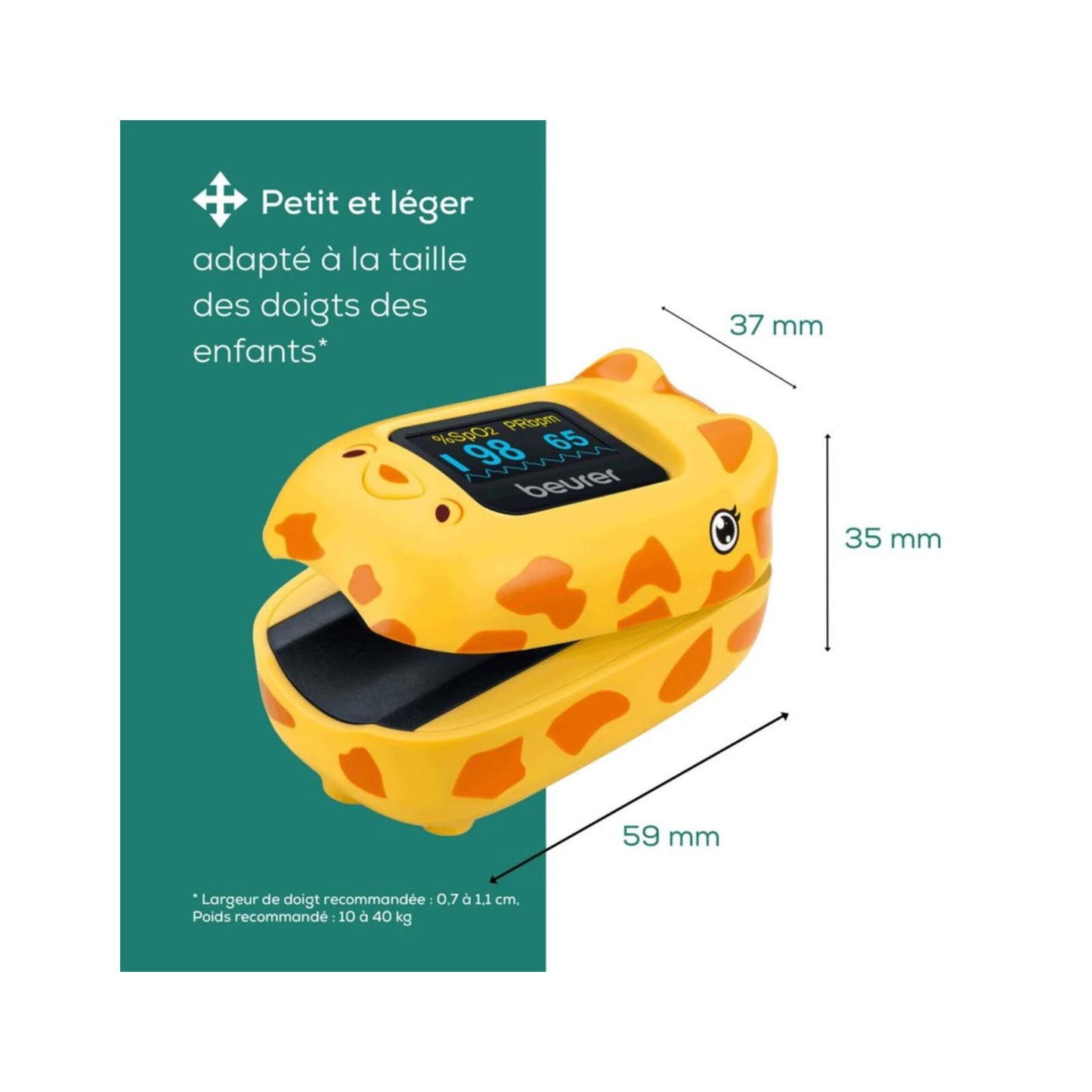 Beurer PO 13 Kids Pulse Oximeter BEURER