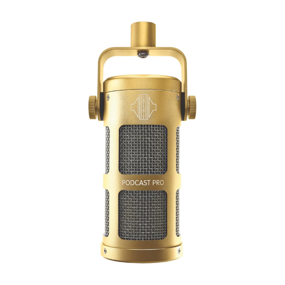 Sontronics Podcast Pro Dynamic Microphone, Gold SONTRONICS