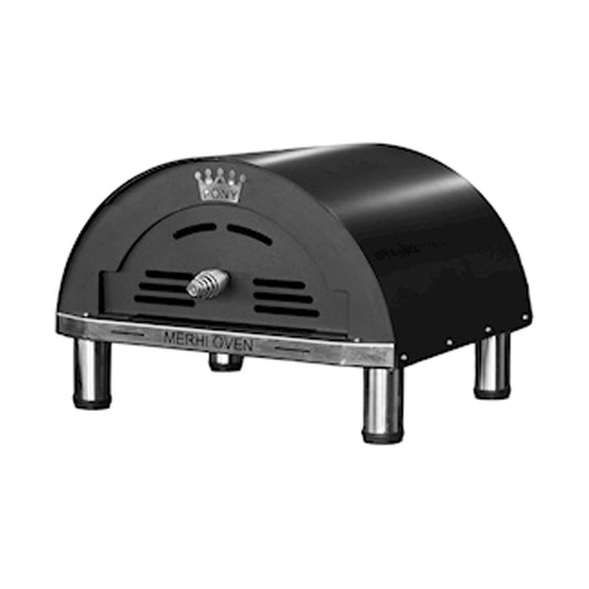 MERHI Oven, Steel Floor, 40 Cm Black